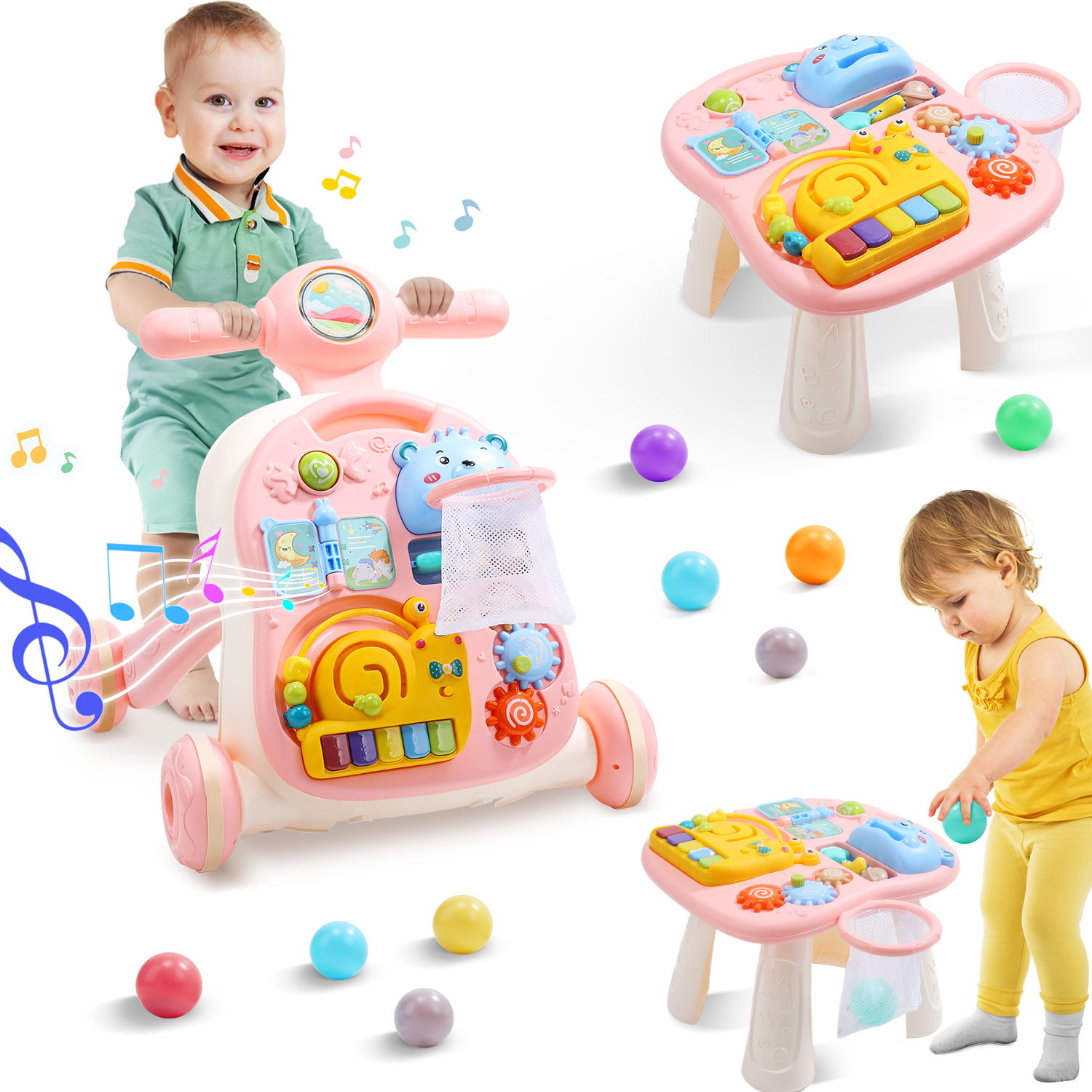 Activity Table Standing Toys For Infants Colorful Sensory Station Activity Table Standing Toys For Infants Colorful Sensory Station