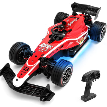 JoyStone 1:10 Large Scale High Speed RC Cars, 35+ mph Hobby Grade 4WD Off Road Remote Control Monster Truck for Adults Boys with 2 Batteries