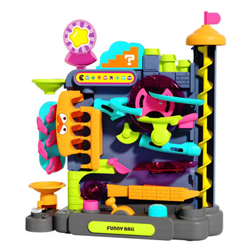 WeFone Ball Challenge Game for Kids Ages 3+, Interactive Marble Obstacle Course Playset with Moving Challenges, STEM Educational Toy