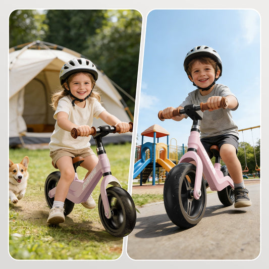 JoyStone Toddler Balance Bike Toys for 1-3 Years Old Boys Girls, Kids Training Balance Bike with Adjustable Handlebar and Seat, No Pedals Bike Gift for Kids, Pink