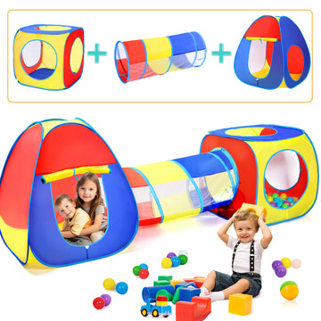 JoyStone Kids Play Tent Jungle Gym, Pop Up Tents & Play Tunnel for Toddlers, Best Birthday Gift for Boys & Girls, Collapsible Children Play Tent Toy Indoor and Outdoor Games