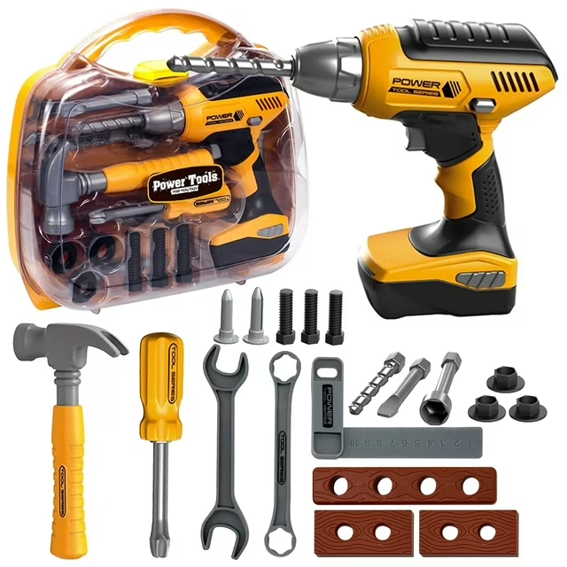 JoyStone Toy Chainsaw for Kids, Pretend Play Series Kids Tool Set, Outdoor Electronic Chainsaw Toy Tool Set, Preschool Learning Toddler Tool Set, STEM Toys, for Boy & Girl Age 3-5 Up