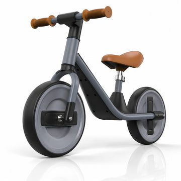 Wonderstone 10 Inch Balance Bike for Kids, Adjustable Seat Ride on Toys with 2 Silence Wheels, Outdoor Toddler Riding Toys for 2-6 Boys Girls, Black