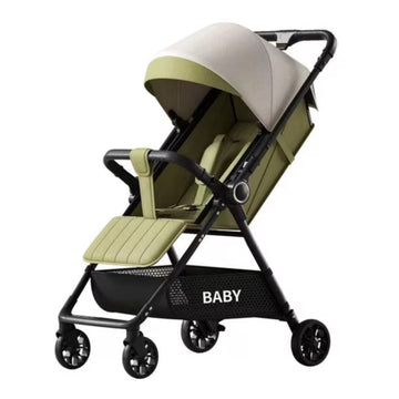 Wonderstone Quick Fold Baby Stroller, Compact and Lightweight Design for travel convenience, Green