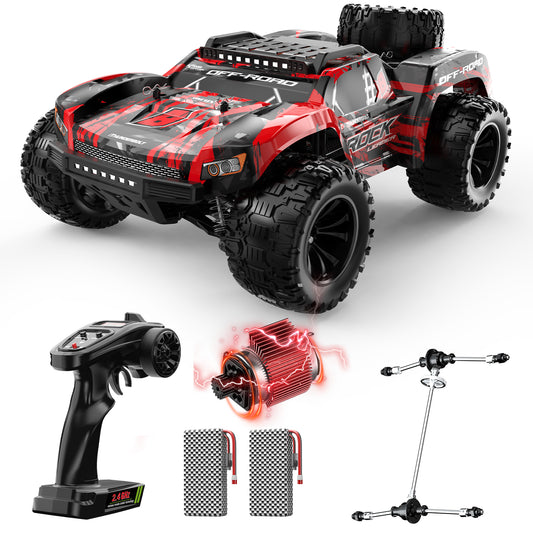 JoyStone 1:14 All Terrain RC Car RTR Buggy, Max 40+ MPH Off-Road Monster Truck, Hobby Electric Fast RC Truck for Adults Boys, Red