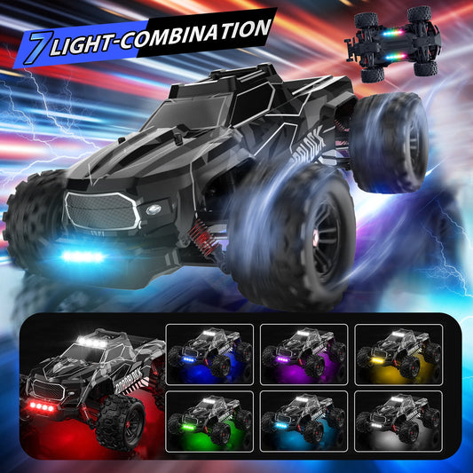 RC Car High-Speed Remote Control Car for Kids Adults 1:18 Scale 40 KM/H 4WD Off Road Monster Trucks 2.4GHz All Terrain Toy 2 Batteries