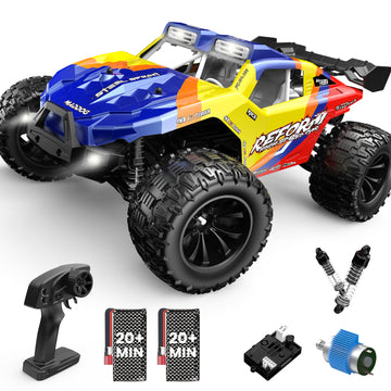 RC Car 1080P FPV Camera 1:16 Scale Off-Road Remote Control Truck Toy Gifts for Kids Adults 2 Batteries for 60 Min Play