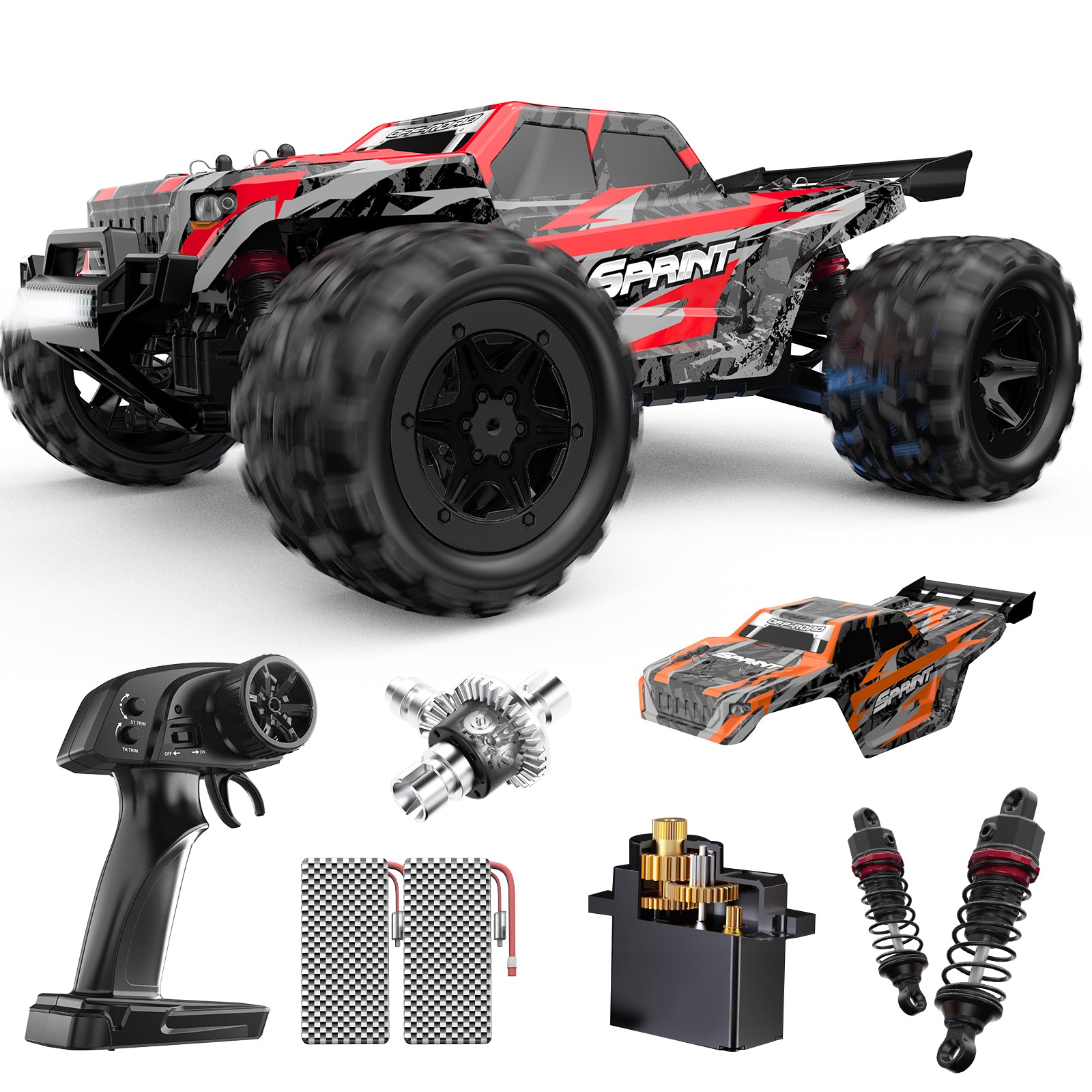 JoyStone RC Truck with Shell, 60+ Mins, 2.4G Remote Control Car, 1:20 RC Cars Crawler for Boys, RC Monster Trucks, Toy Vehicle Car Gift for Kids Adults Girls