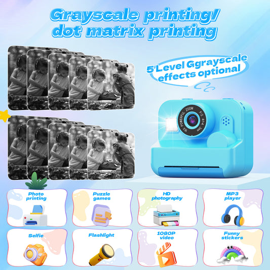 JoyStone Kids Camera Instant Print, Selfie Camera Gift for Girls and Boys Age 3-12