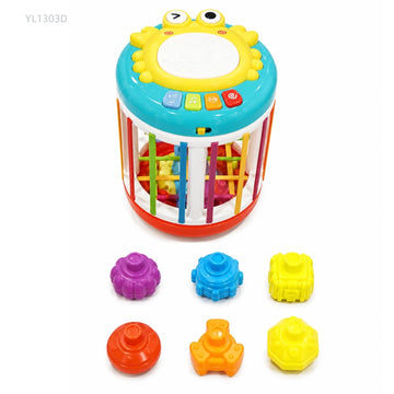 Wonderstone 8 in 1 Shape Sorter Cube for Toddlers, Montessori Sensory Toy with Rotate, Motor Skills Educational Learning Toy, Gift for Babies 18 Months+