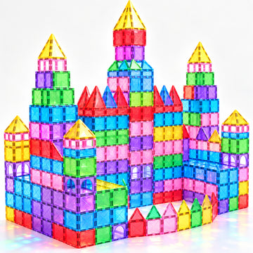 WonderStone Magnetic Building Tiles, Educational Building Blocks for Boys & Girls, Sensory Construction Toys, Creativity Beyond Imagination, Inspirational, Recreational, Educational & Interactive