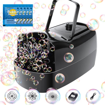 JoyStone Bubble Automatic Bubble Blowing Machine , 10,000+ Bubbles Per Minute, Bubble Toy for Indoor and Outdoor Birthday Parties