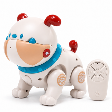 Interactive Robot Dog Toy for Kids, Remote Control Electronic Puppy with Touch Sensor, Record & Repeat Voice, Walking Barking Singing Dancing Robot Pet, Gift for Boys Girls Ages 3+