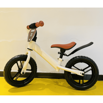JoyStone Colorful Lighting 12 Inch Toddler Balance Bike Toys for 1-3 Years Old Boys Girls, Kids Training Balance Bike with Adjustable Handlebar and Seat, No Pedals Bike Gift for Kids, Black