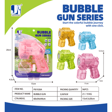 JoyStone 3 PCS Bubble Machine with 10 Hole Light Sounds, Gifts for Kids Toddlers