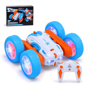 WeFone Mist Spray RC Stunt Car for Kids 6-12, 4WD Remote Control Car with LED Lights, 360¡ãFlips Double-Sided Driving, All Terrain Off Road Toy Car, Cool Gifts for Boys Girls