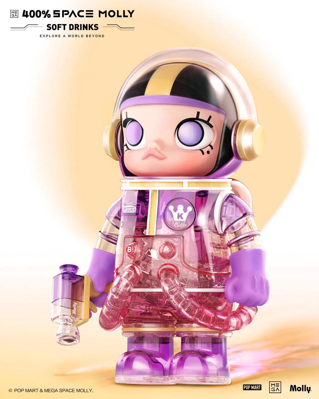 その他 MEGA SPACE MOLLY SOFTDRINKS PINK LADY MEGA SPACE MOLLY 400% Soft Drinks Series Pink Lady 2022
